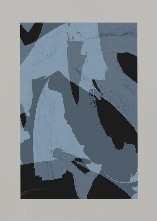 Abstract Brush Strokes 60Y | Poster