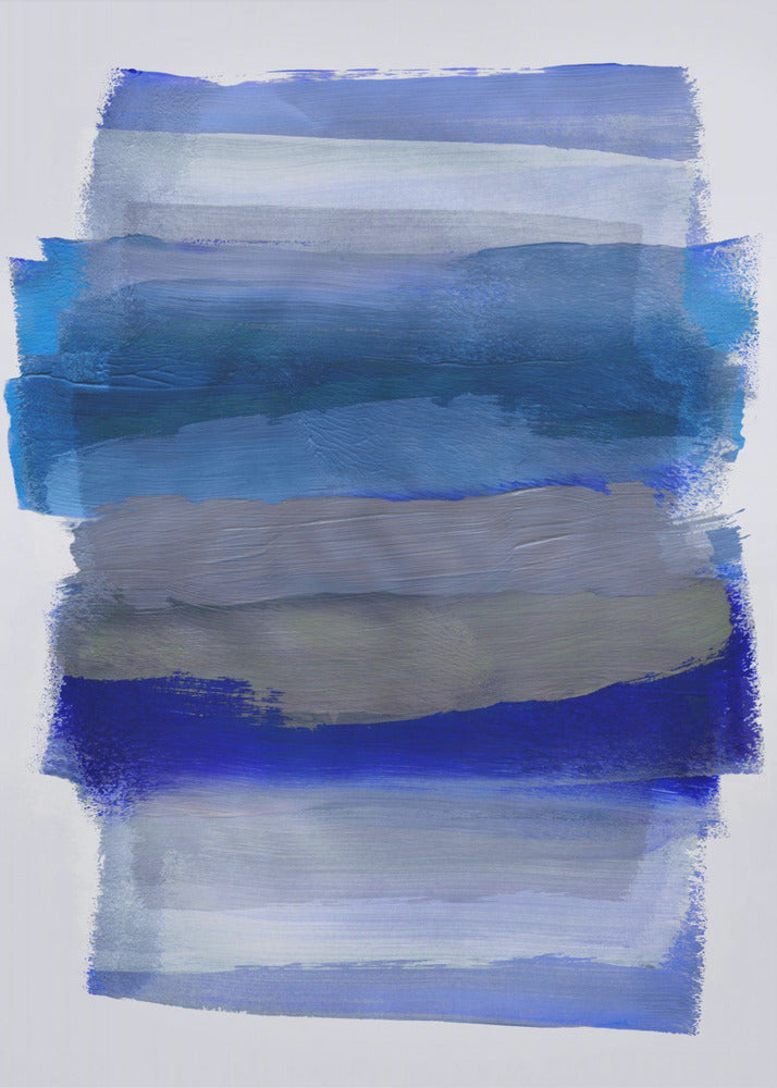 Abstract Brush Strokes 45Y | Canvas