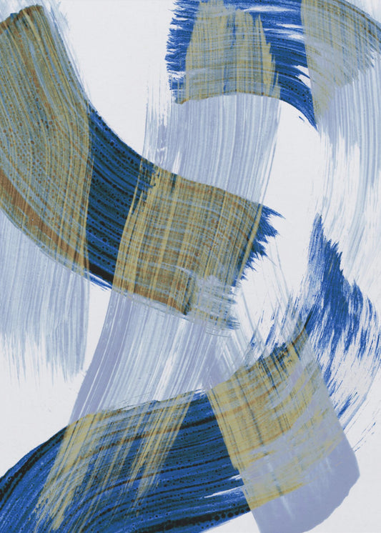 Abstract Brush Strokes 13 | Canvas