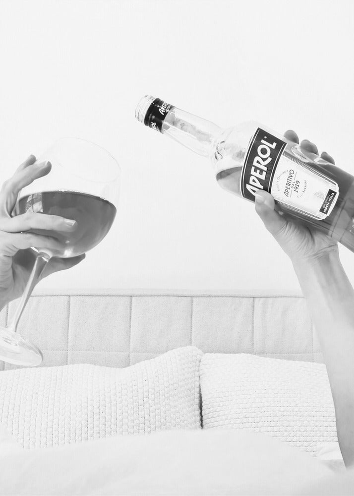 Aperol In Bed Close | Poster