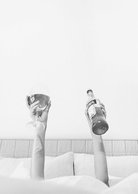 Aperol In Bed Grainy | Poster