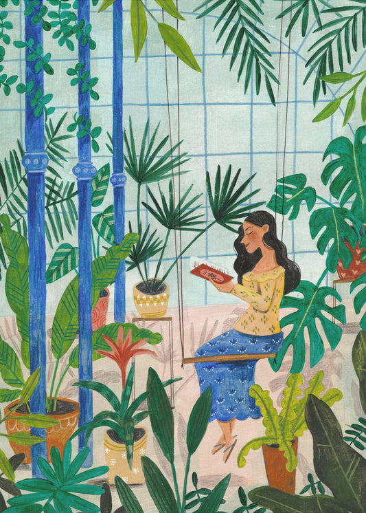 Reading in the plant greenhouse | Poster