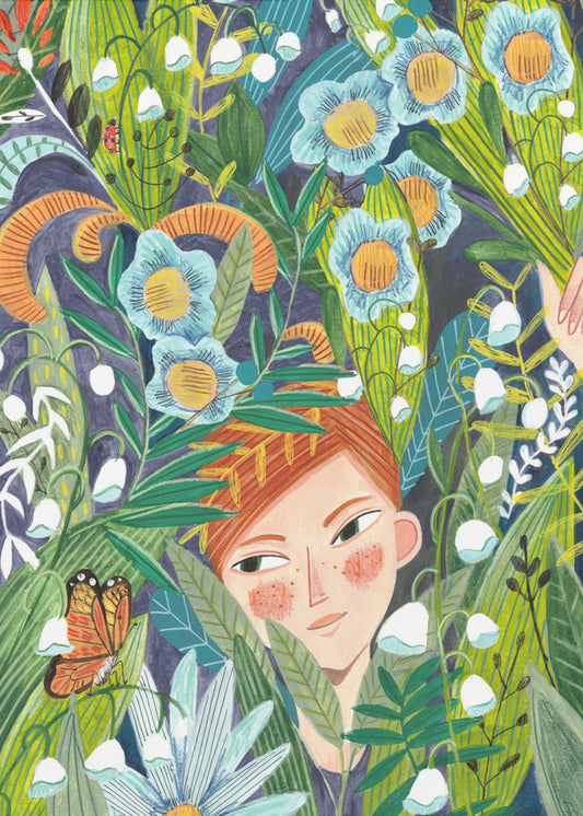 Woman in nature | Poster