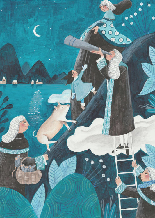 Travel through the night | Canvas