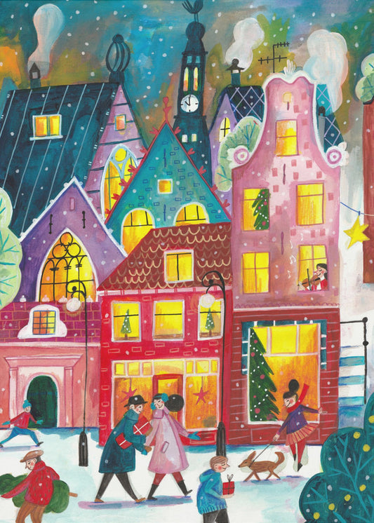 Christmas in Amsterdam | Canvas