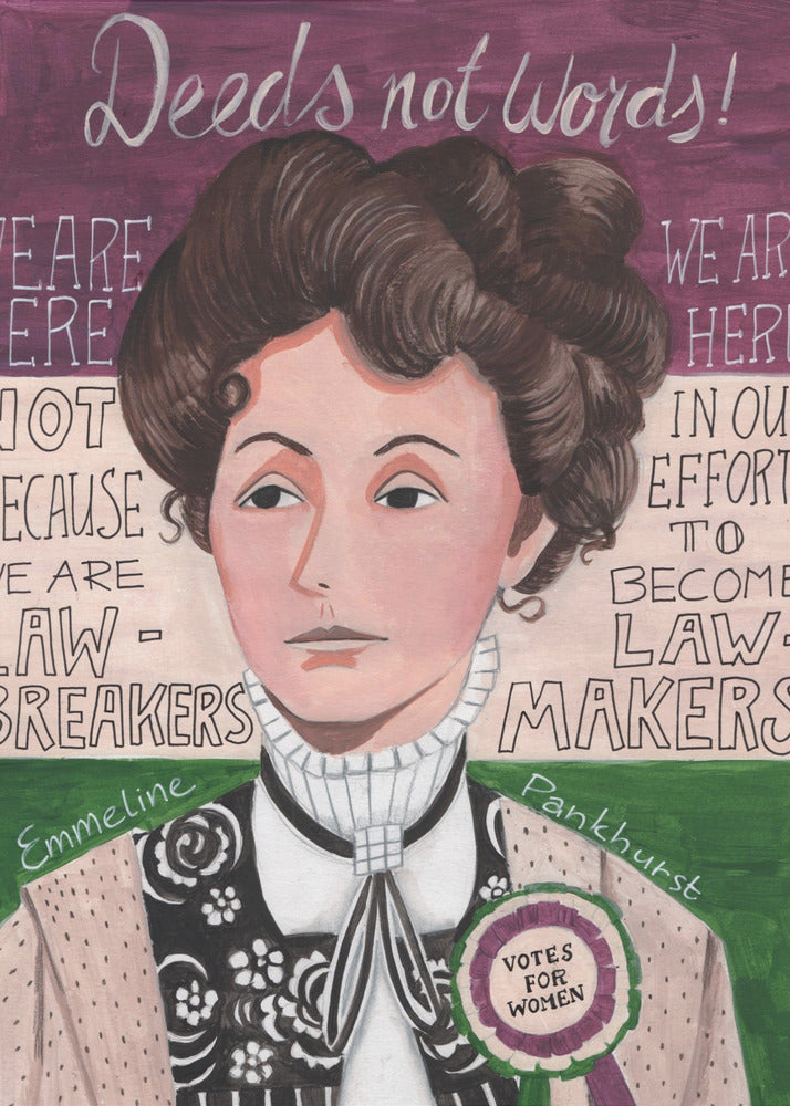 Portrait of a woman, Emmeline Pankhurst | Poster