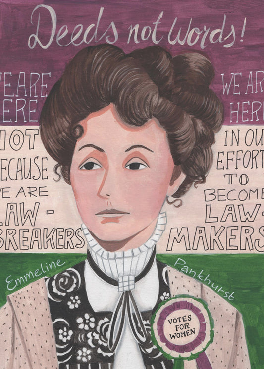 Portrait of a woman, Emmeline Pankhurst | Poster