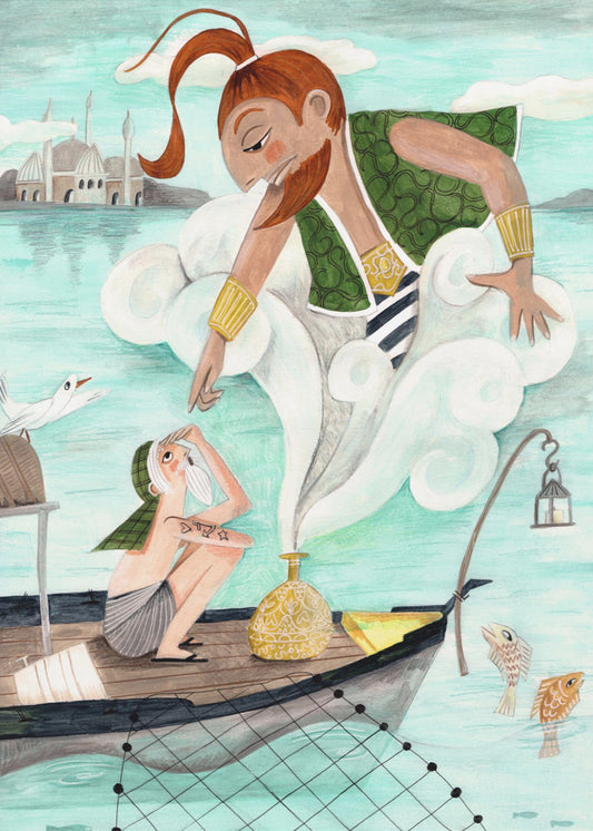 The Fisherman and the Jinni | Canvas