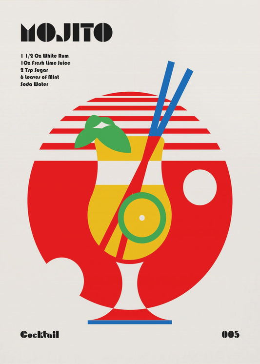 Mojito Bauhaus Cocktail | Canvas