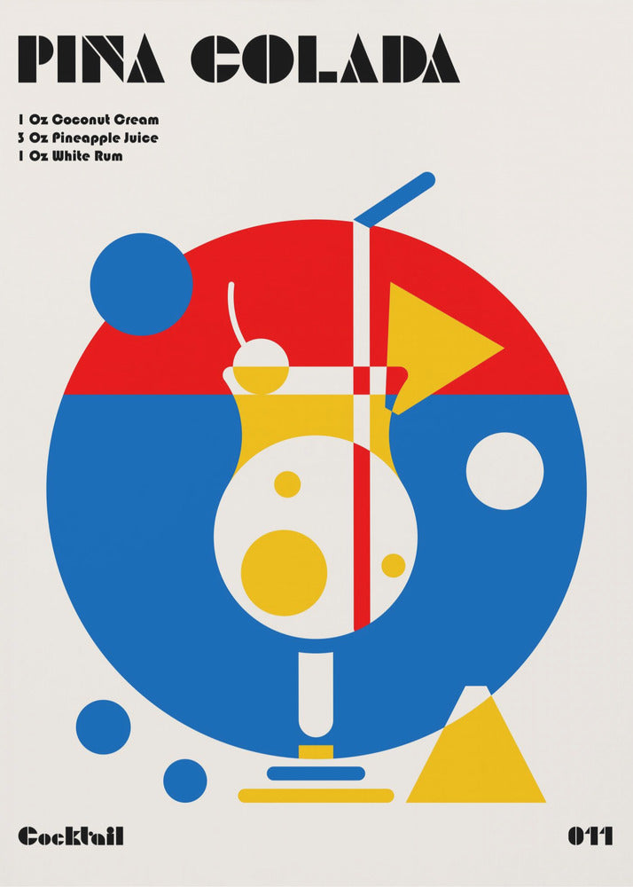 Pina Colada Bauhaus Cocktail | Canvas