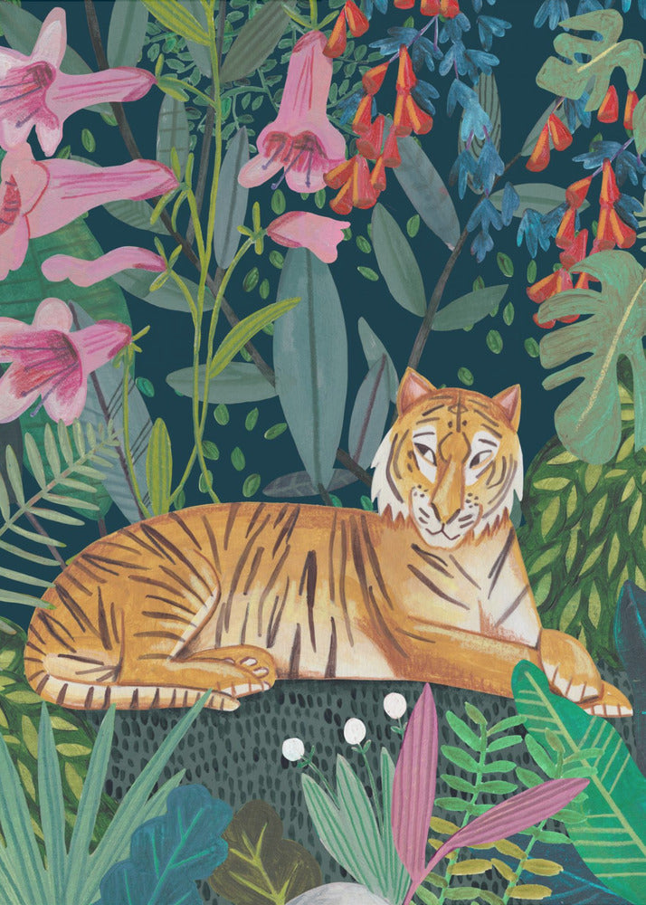 Tiger in the jungle | Canvas