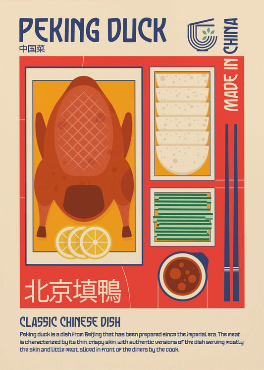 Peking Duck Japanese Food Print | Poster