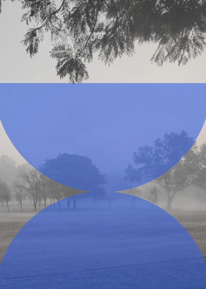 Misty Blue Horizon | Canvas
