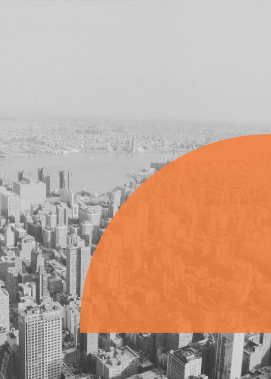 Urban Sunset Hues | Poster