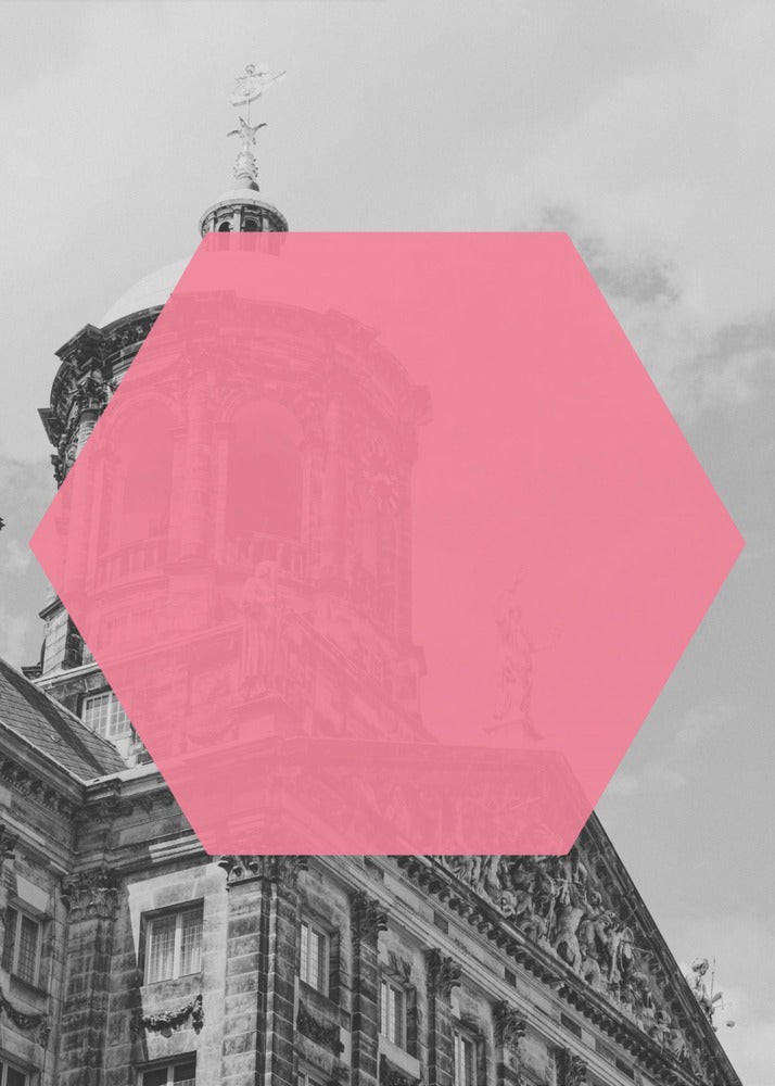 Hexagon Over History | Canvas