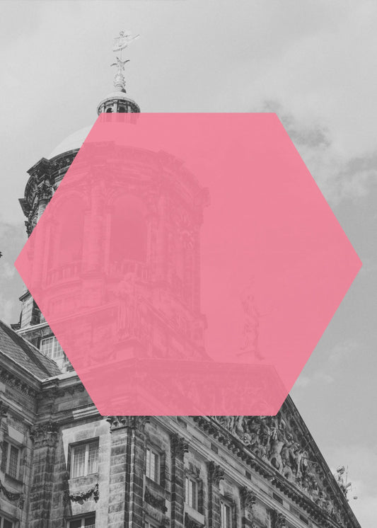 Hexagon Over History | Canvas