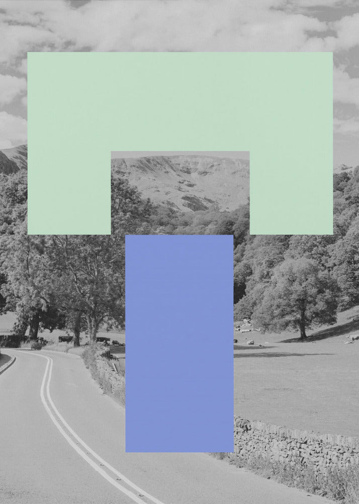 Geometric Landscape | Canvas