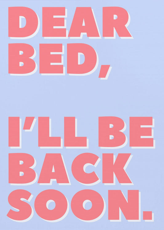 Letter to My Bed | Canvas