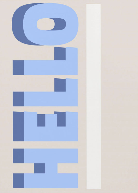 Inverted Greetings | Canvas