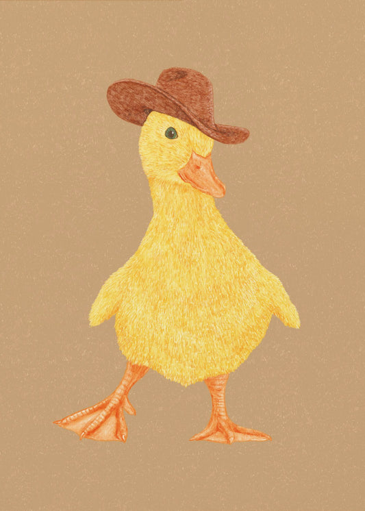 Daphne the Cowgirl Duckling | Poster