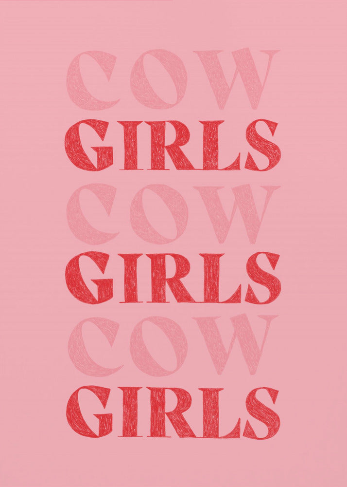 Cow Girls Girls Girls | Canvas
