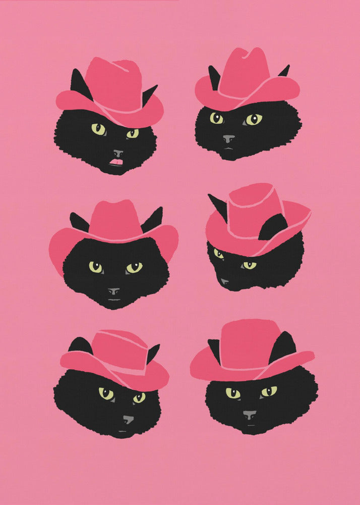 Marcy the Cowgirl Cat | Poster