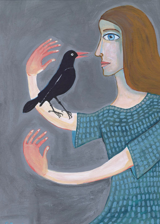 Lady with two left hands | Canvas