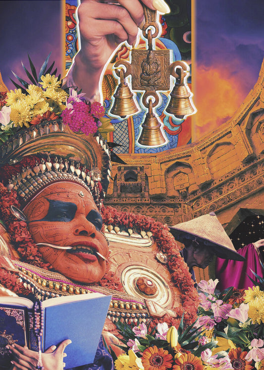 Retro Fantasy Culture Collage | Poster