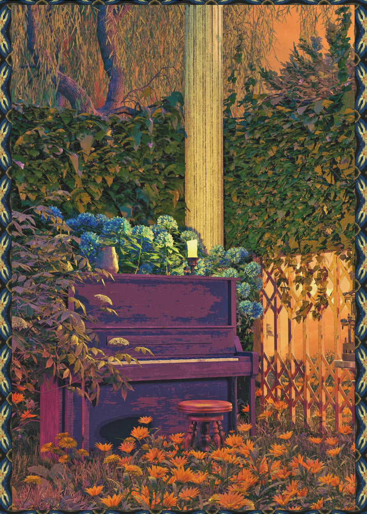 PIANO IN FOREST | Canvas