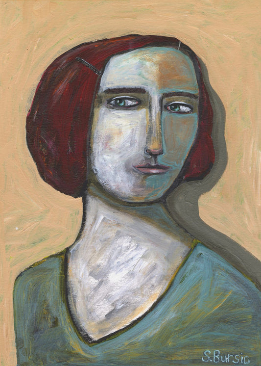 Woman with piercing eyes | Poster