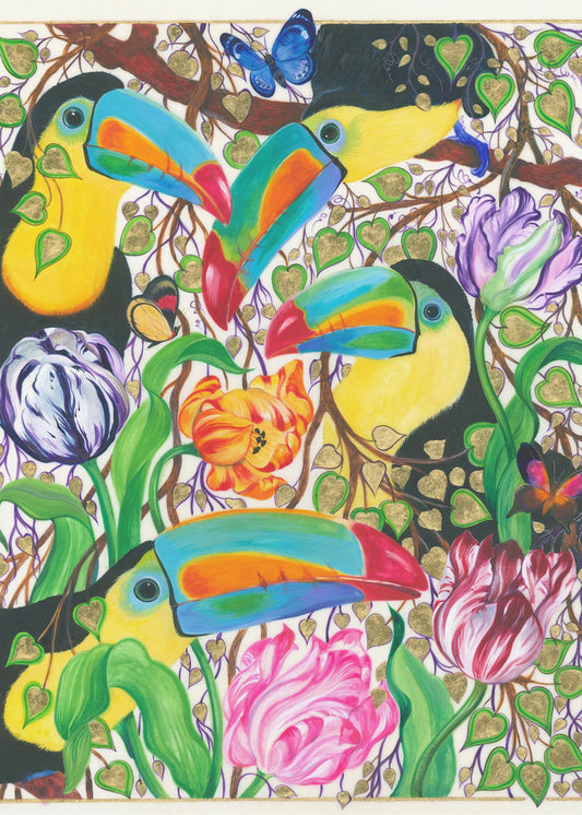 Colorful Toucans | Canvas