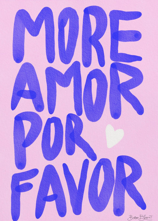 More Amor Por Favor | Poster