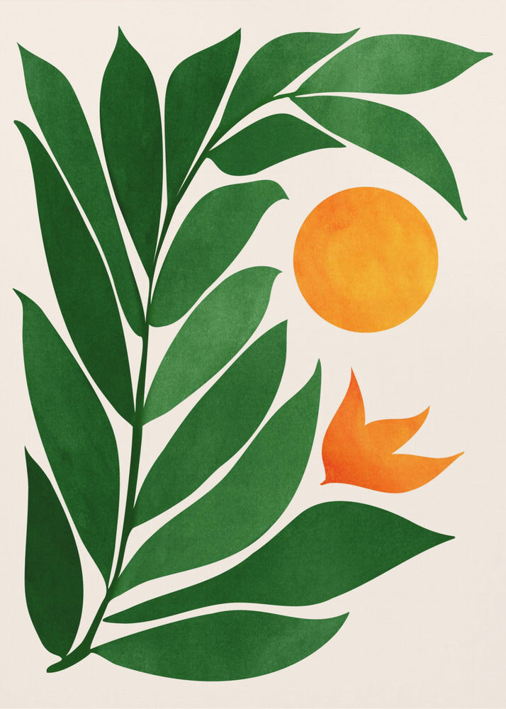 Tropical Forest Sunset | Poster