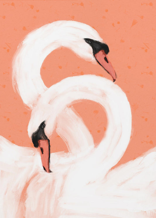 Graceful Swans | Canvas