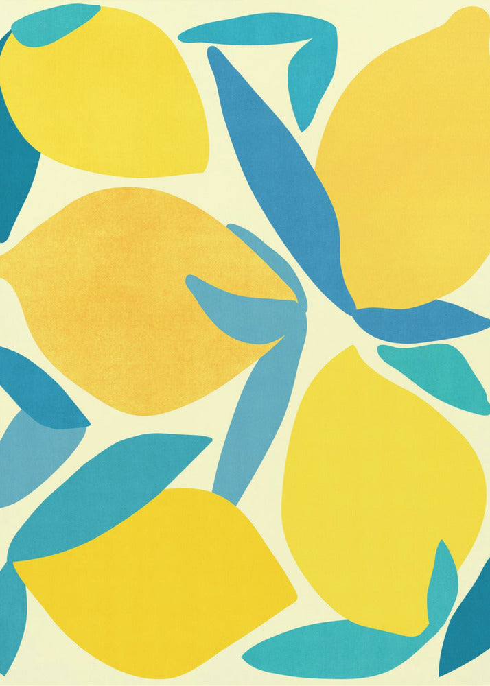 Lemon Shapes | Canvas