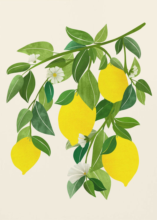 Sunny Lemons 4x5 | Canvas