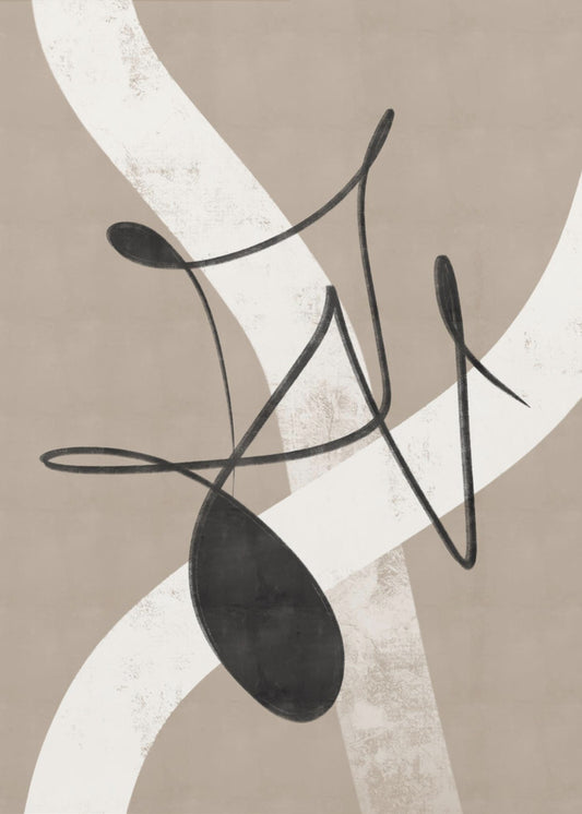 Beige abstract No.2 | Canvas