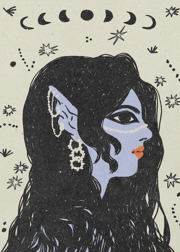 Portrait of a mermaid | Canvas