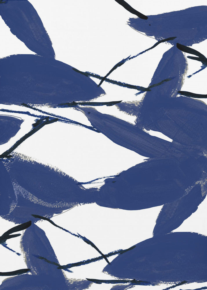 Blue Floral No2 | Poster