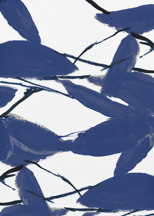 Blue Floral No2 | Poster