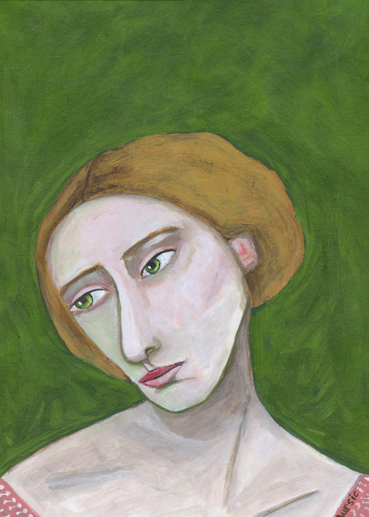 Lady looking down | Canvas