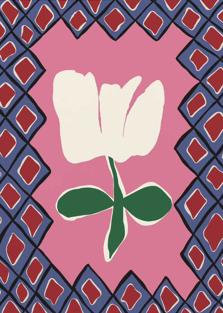 Petal plaid playtime I | Canvas