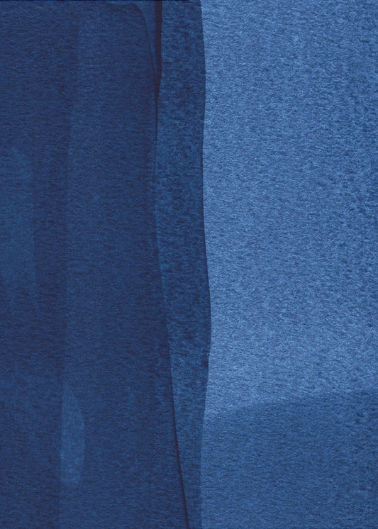 Blue Texture Flowing Vertical Lines | Poster