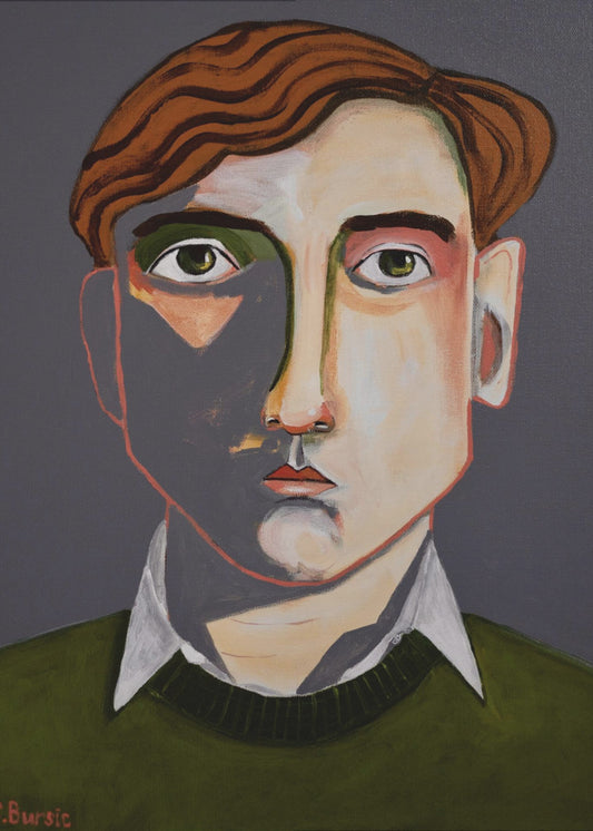 Albert Blending In | Canvas