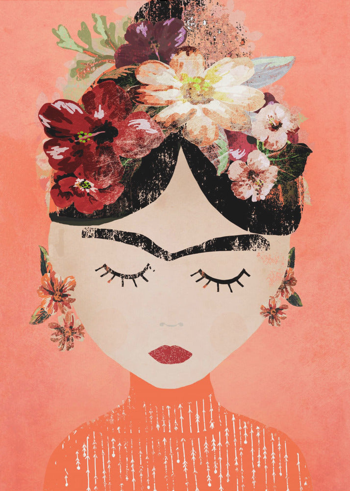 Frida (Peach) | Canvas