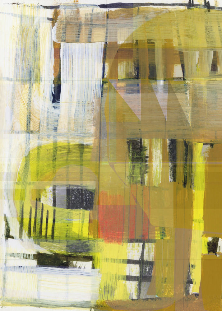 Yellow Ochre Abstract No1 | Canvas