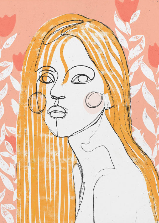 Floral Gaze | Canvas