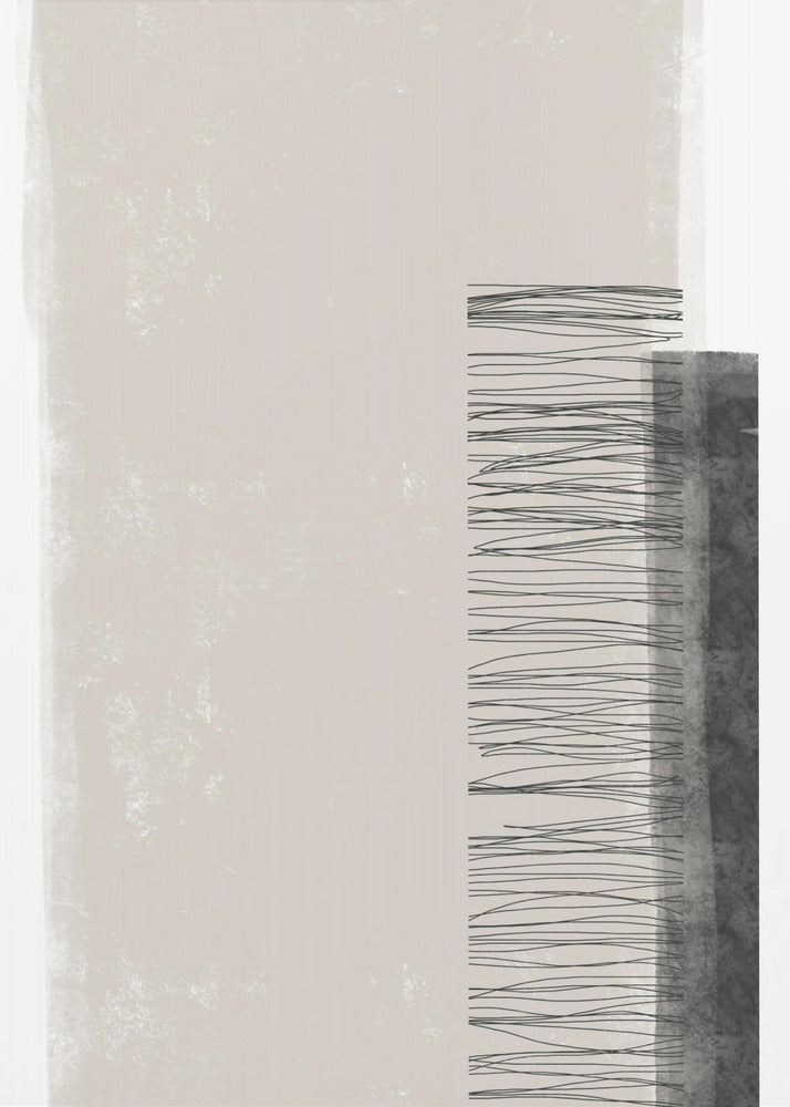 Monochromatic Palette With Vertical Lines | Poster
