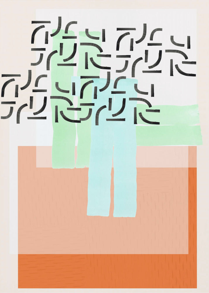 Pastel Pattern Collage 2 | Canvas