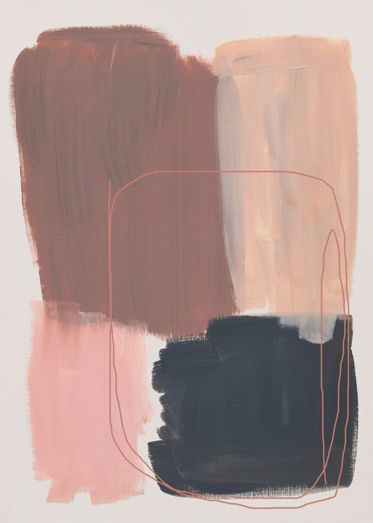 Abstract Brush Strokes 120 | Canvas